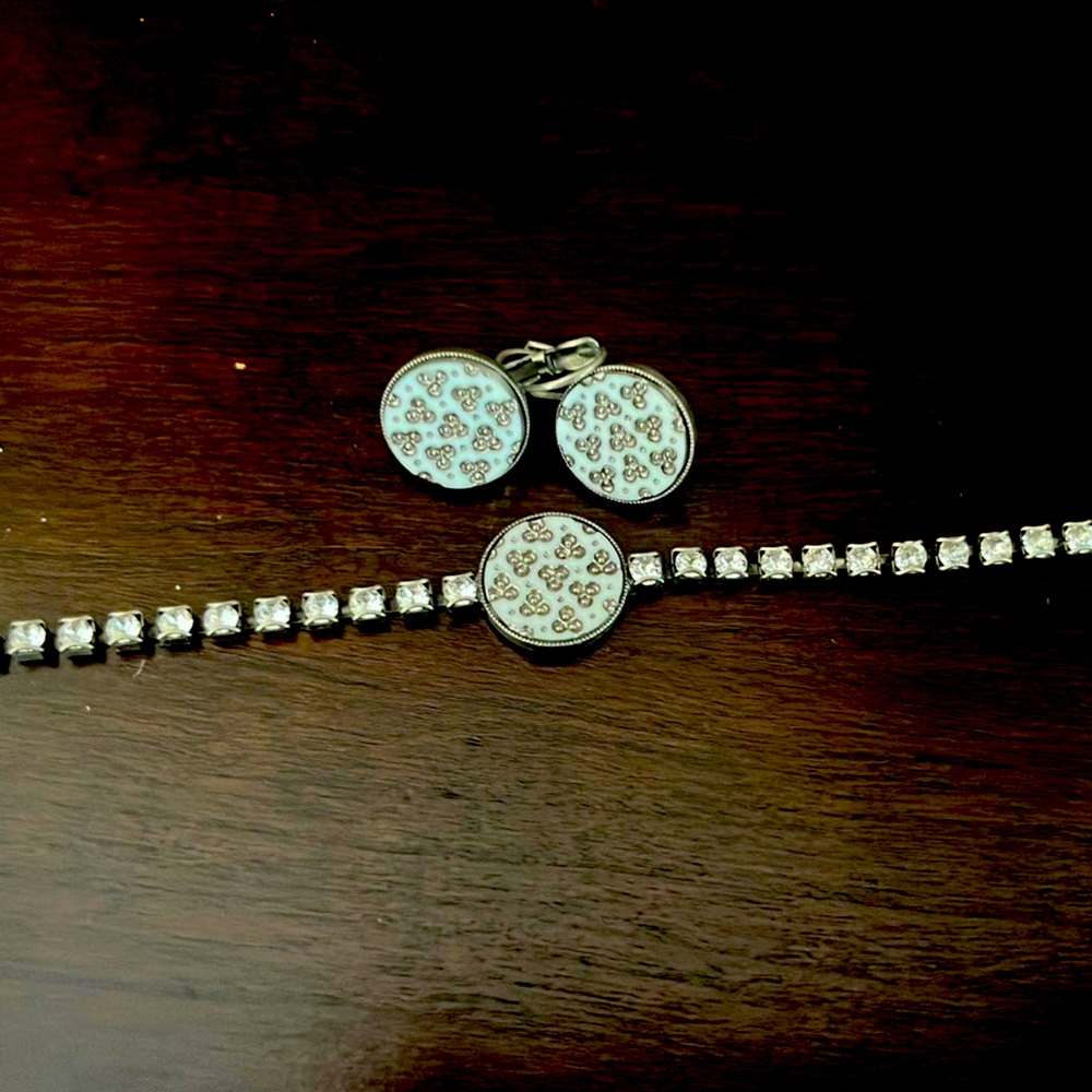 Sabika Earrings and Bracelet Set